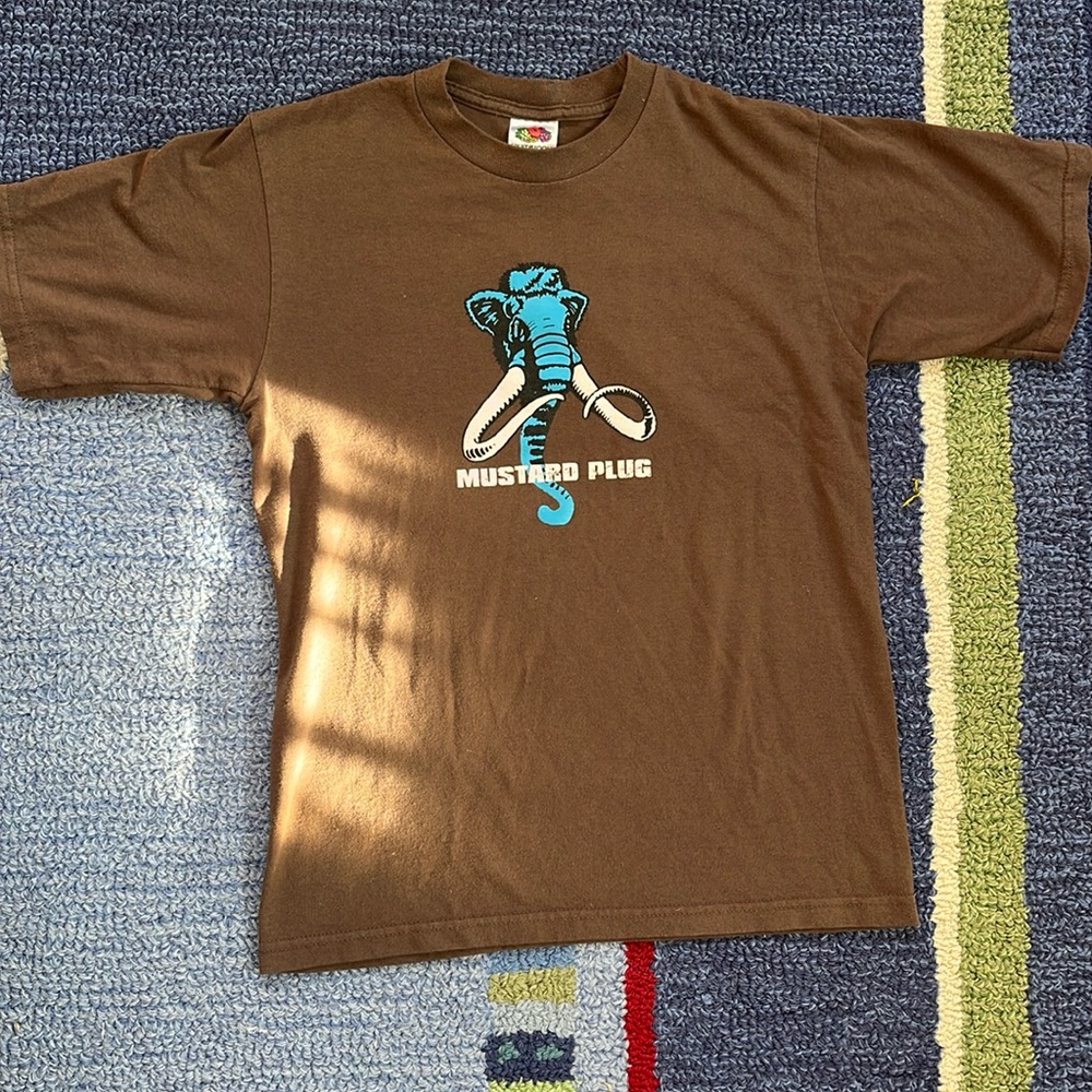 Kids 14-16 Mustard Plug t-shirt VGUC